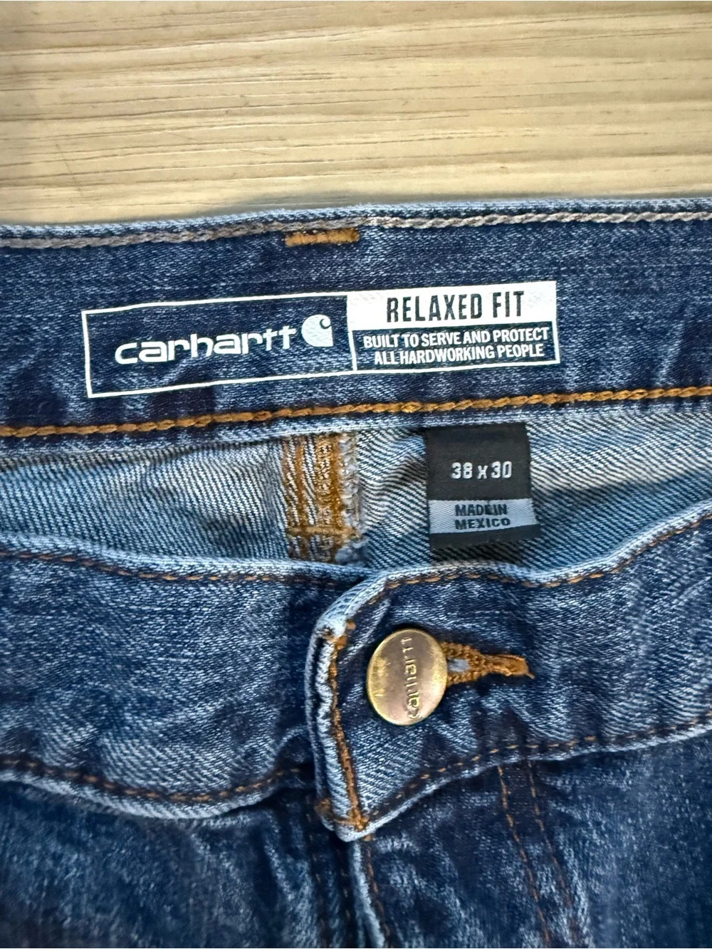 Carhartt Relaxed Fit Jeans Size 38 x 30